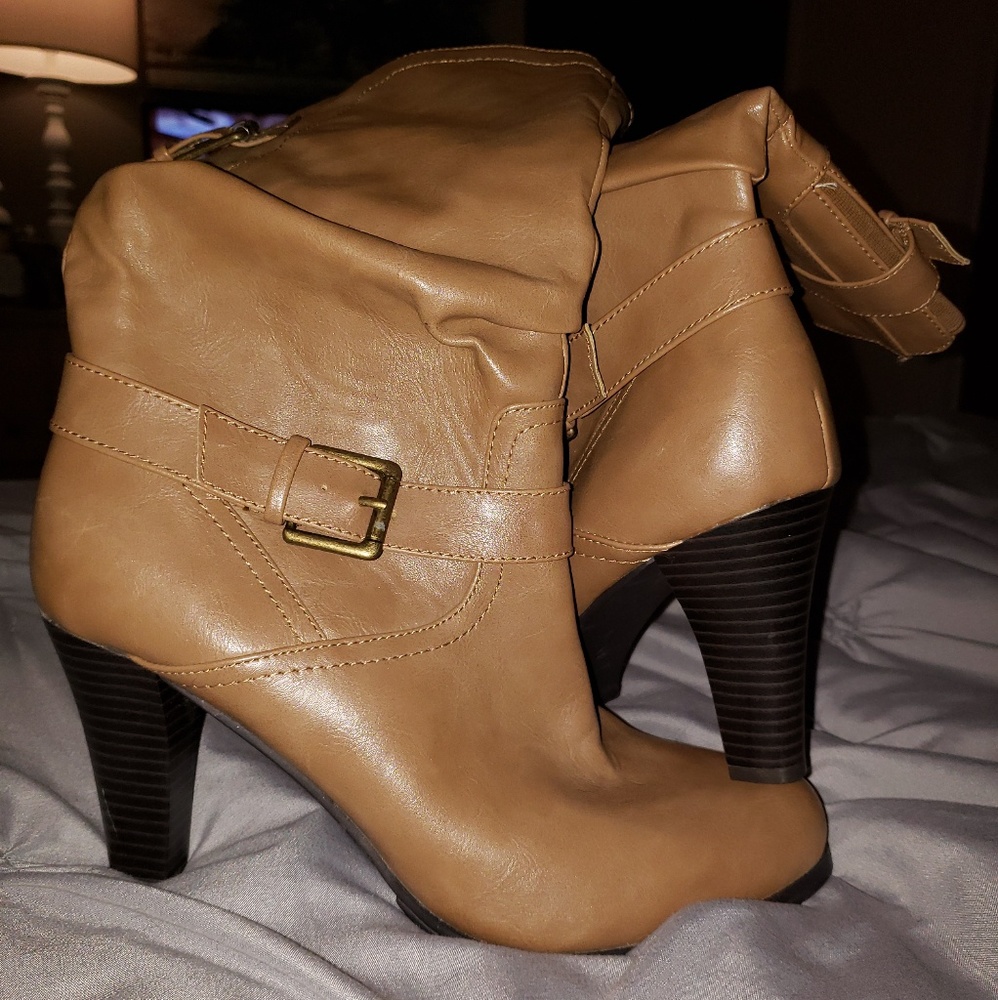 Style & Co Brown Leather Boots
